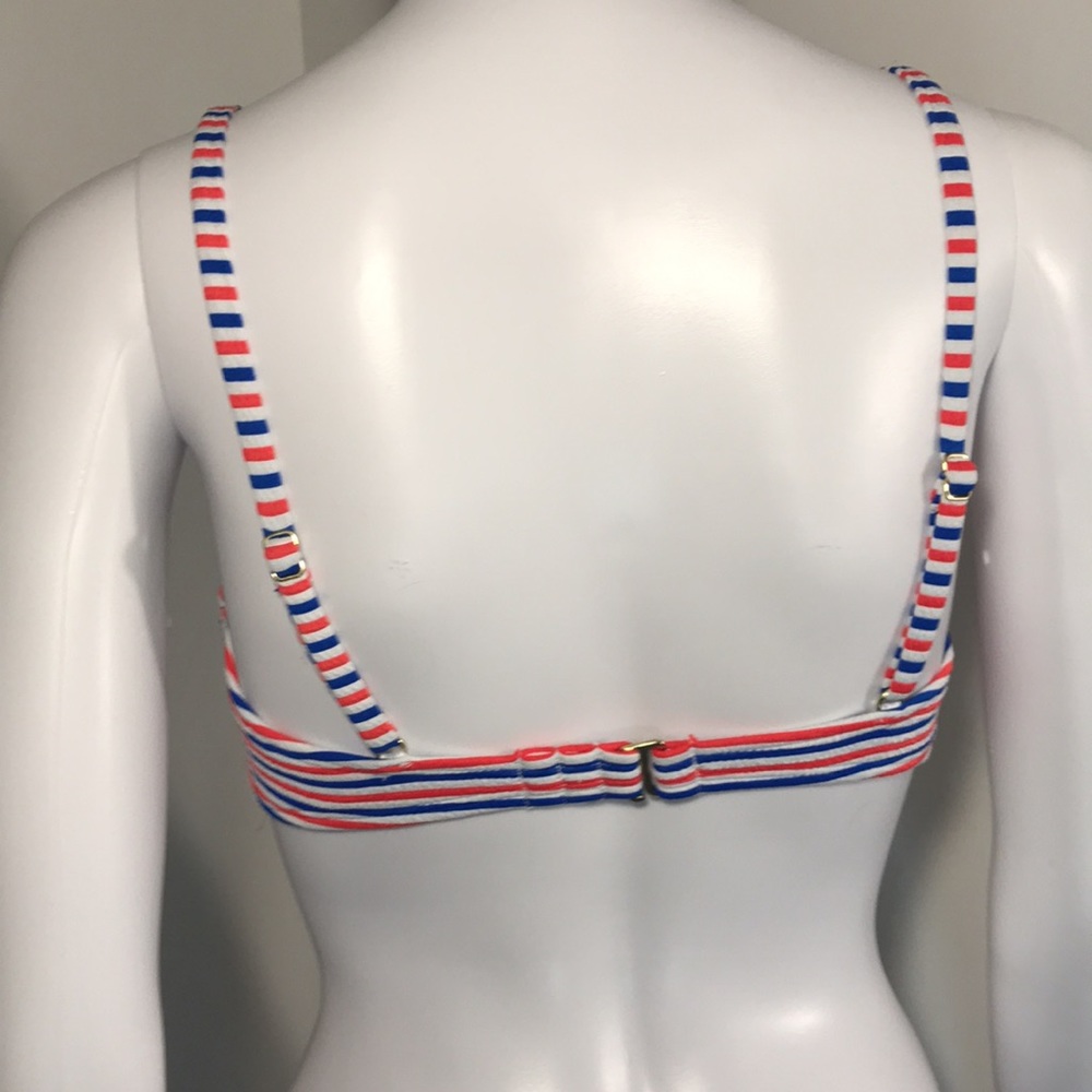Xhilaration, Red white and blue striped bikini set. Juniors Size M - Picture 6 of 8